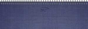2027 BRUNNEN Querterminbuch33x10cm bl Register