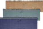 2027 BRUNNEN Querterminbuch33x10cm sort Register