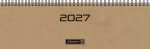 2027 BRUNNEN Querterminbuch33x10cm bn Register