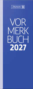 2027 BRUNNEN Vormerkbuch 11x30cm bl 1S/2T DB