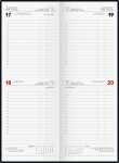 2027 BRUNNEN Vormerkbuch 11x30cm bl 1S/2T DB