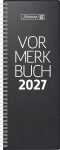 2027 BRUNNEN Vormerkbuch11x30cm sw 1S/2T WireO