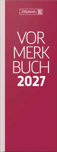 2027 BRUNNEN Vormerkbuch11x30cm rt 1S/1T DB