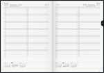 2027 BRUNNEN Buchkalender A4 sw 1S/1T Folie