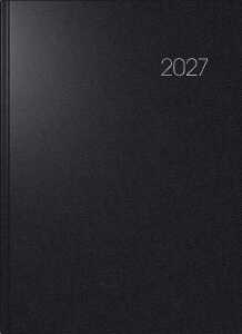 2027 BRUNNEN Buchkalender A4 sw 1S/1T Balacron