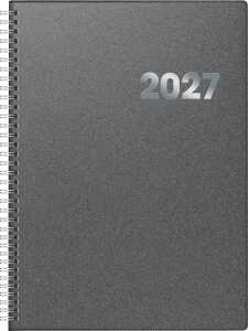 2027 BRUNNEN Buchkalender A4 sw 1S/1T