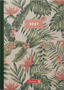 2027 BRUNNEN Buchkalender A5 Tropical