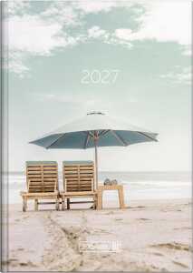 2027 BRUNNEN Buchkalender A5 Sunbeds