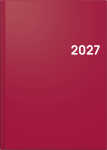 2027 BRUNNEN Buchkalender A5 rot