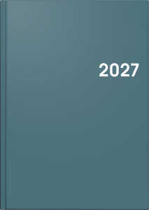 2027 BRUNNEN Buchkalender A5 petrol