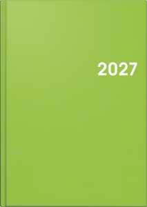 2027 BRUNNEN Buchkalender A5 grün
