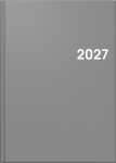 2027 BRUNNEN Buchkalender A5 grau