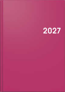 2027 BRUNNEN Buchkalender A5 pink