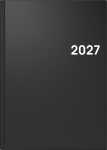 2027 BRUNNEN Buchkalender A5 schwarz