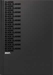 2027 BRUNNEN Buchkalender A5 1S/1T Black Classic