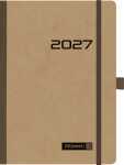 2027 BRUNNEN Buchkalender A5 bn 2S/1W Gummizug