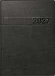 2027 BRUNNEN Buchkalender A5 sw 2S/1W Folie