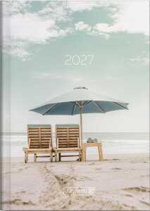 2027 BRUNNEN Buchkalender A5 2S/1W Sunbeds