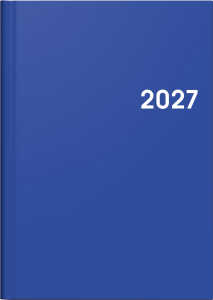 2027 BRUNNEN Buchkalender A5 bl 2S/1W