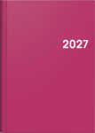2027 BRUNNEN Buchkalender A5 pink 2S/1W