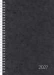 2027 BRUNNEN Buchkalender17x24cm sw2S/1W Wire-O