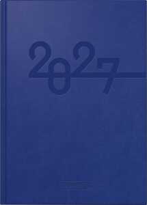 2027 BRUNNEN Buchkalender A5 1S/1T blau