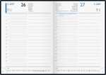 2027 BRUNNEN Buchkalender A5 1S/1T blau