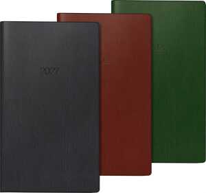 2027 Glocken Faltkalender 9x15cm sort 2S/1M