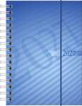 2027 rido/idé Taschenkalender PP Wire-o blau