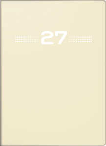 2027 rido/idé TaschenkalenderPerfect 1W/2S sand
