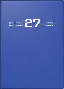 2027 rido/idé TaschenkalenderPerfectc1W/2S blau