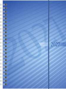 2027 rido/idé Buchkalender futura2 PP blau