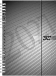 2027 rido/idé Buchkalender futura2 PP schwarz