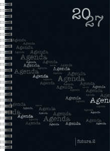 2027 rido/idé Buchkalender Futura2 1W/2S Agenda