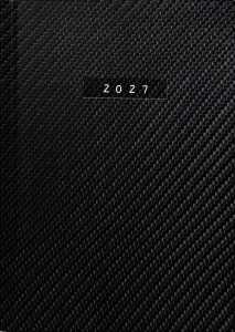2027 rido/idé BuchkalenderChefplaner Carbon 1T/1S