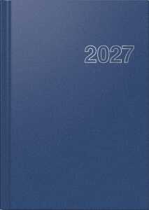 2027 rido/idé BuchkalenderChefplaner blau 1T/1S