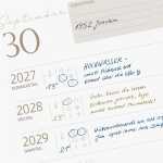 2027 rido/idé 10-Jahreskalender A4 2025-2034