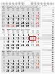 2027 rido/idé Drei-Monatskalender Kombi 30x39cm