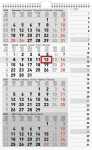 2027 rido/idé Vier-Monatskalender Kombi 30x48,5cm