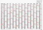 2027 rido/idé Wandkalender Office I 98x68,5