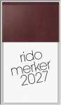 2027 rido/idé TischkalenderMerker d.rt 1T/1SMira