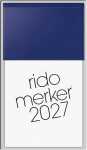 2027 rido/idé TischkalenderMerker d.bl 1T/1SMira