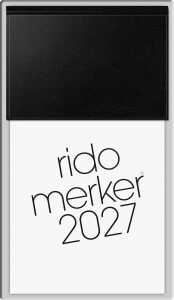 2027 rido/idé TischkalenderMerker sw 1T/1SMira