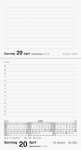 2027 rido/idé Tischkalender 11x20cm 1S/1T 640S