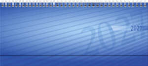 2027 rido/idé Querkalender septant PP blau