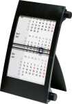 2027 rido/idé Drei-Monats-Tischkalender sw