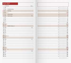 2027 rido/idé PlankalenderTM11Ersatzkalender1M/2S