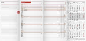 2027 rido/idé PlankalenderTM12Ersatzkalender1M/2S