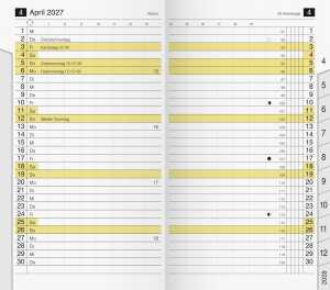 2027 rido/idé Ersatzkalender M-planer Register