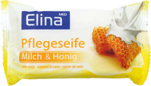 ELINA Seife Milch & Honig 80g Stück in Folie